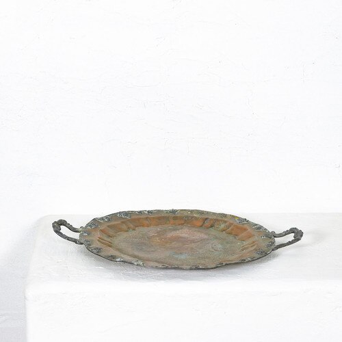 Silver Metal Serving Tray